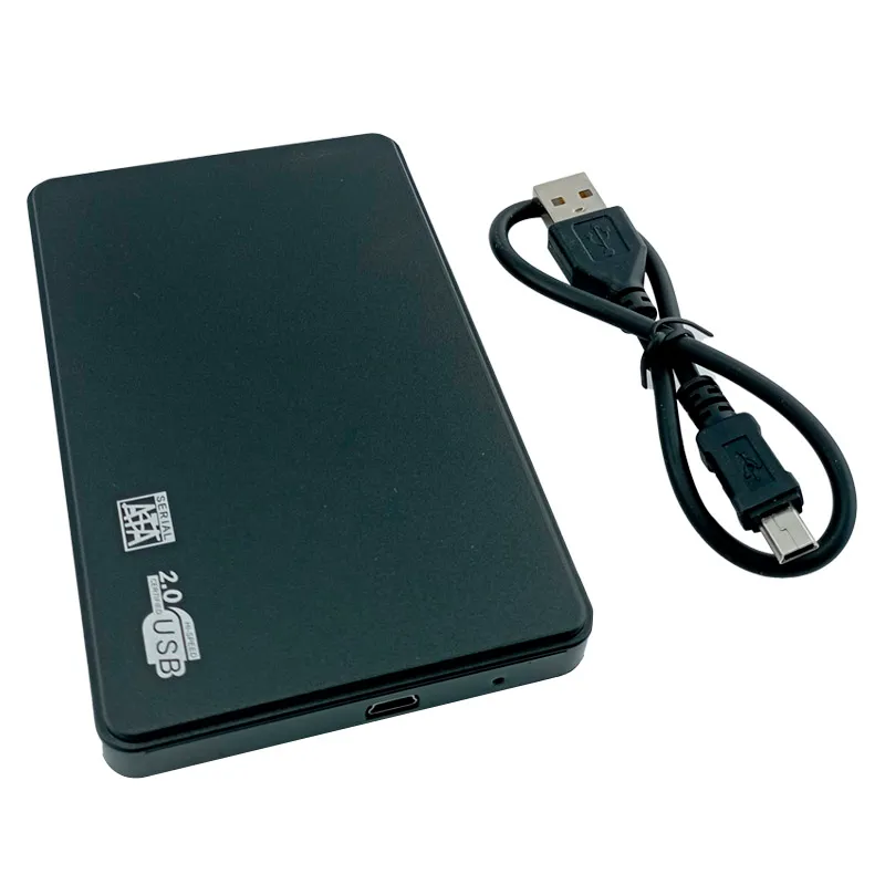 Зовнішній карман Sata HDD\SSD 2.5, USB 2.0 пластик+кабель чорний