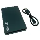 Зовнішній карман Sata HDD\SSD 2.5, USB 2.0 пластик+кабель чорний