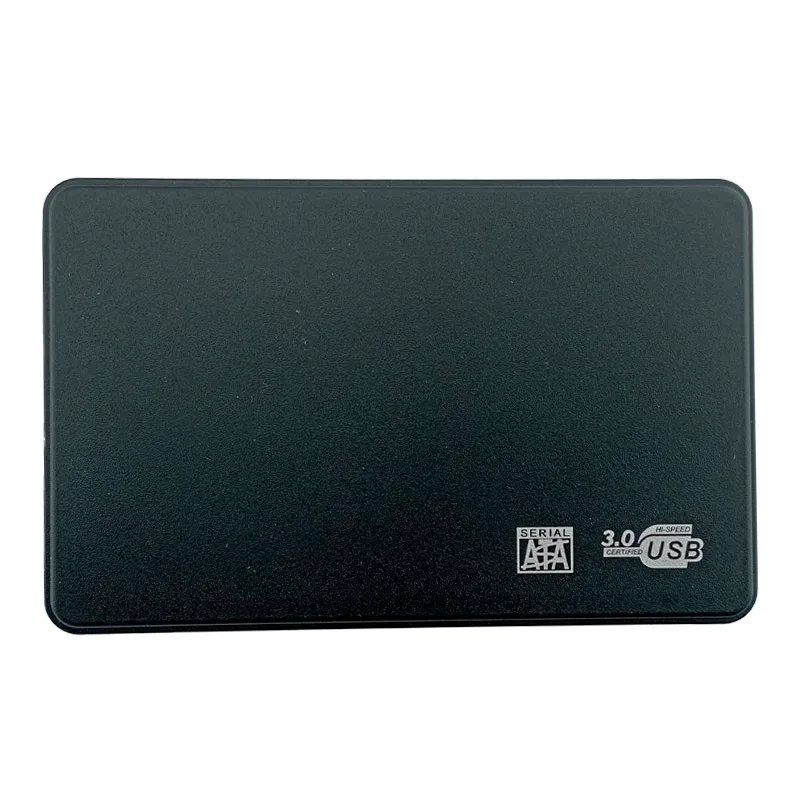 Зовнішній карман Sata HDD\SSD 2.5", USB 3.0 метал+кабель чорний