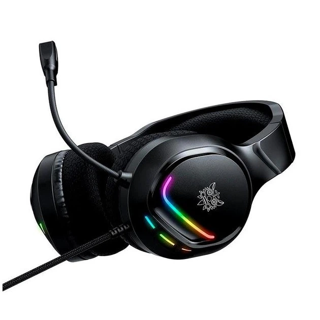 Навушники комп. Onikuma X31 RGB з мікрофоном від USB + 3.5mm Jack (Чорний)