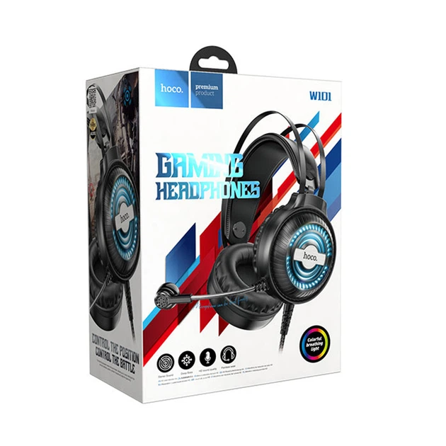 Навушники HOCO W101 Streamer gaming headphones / black