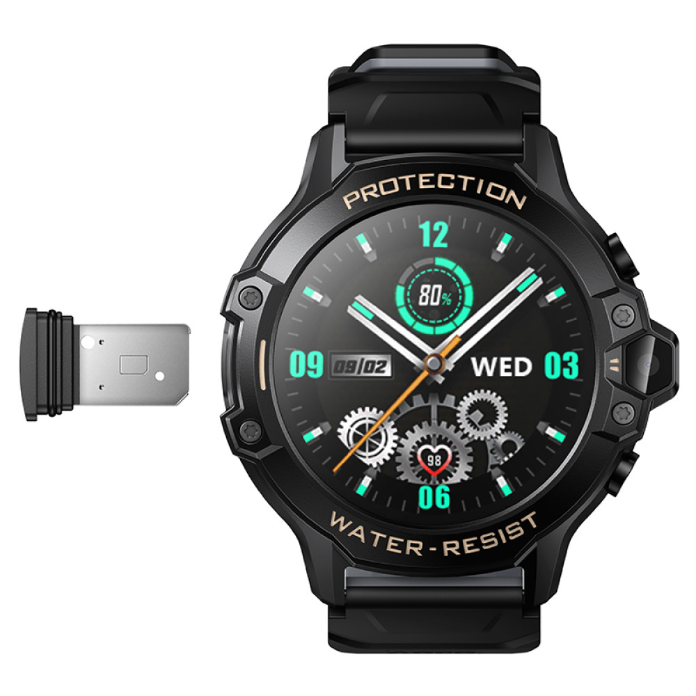 Дитячий годинник Hoco Y107 4G (Підтримка дзвінка) BLACK
