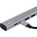 Type-C-Хаб Proove Arc Link 5 in 1 (2*USB3.0 + 3*Type-C3.0) silver