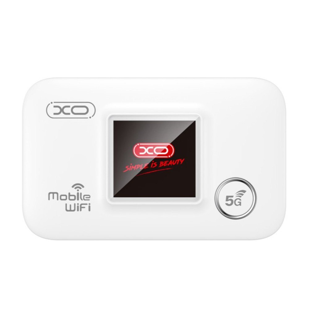 Портативний 4G Wi-Fi роутер XO TX04 з вбудованим акумулятором 3000mAh (Білий)