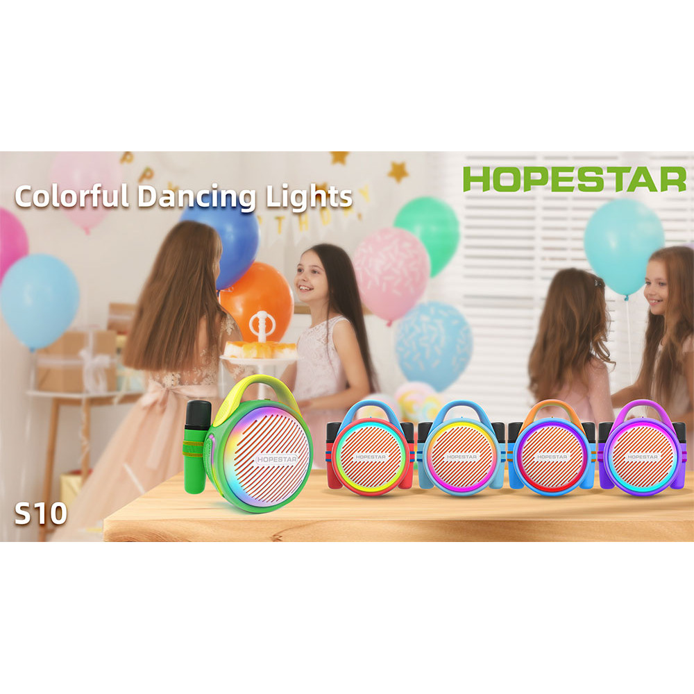 Колонка HOPESTAR S10 з 2 мікрофонами 20W, 3600mAh (Синій)