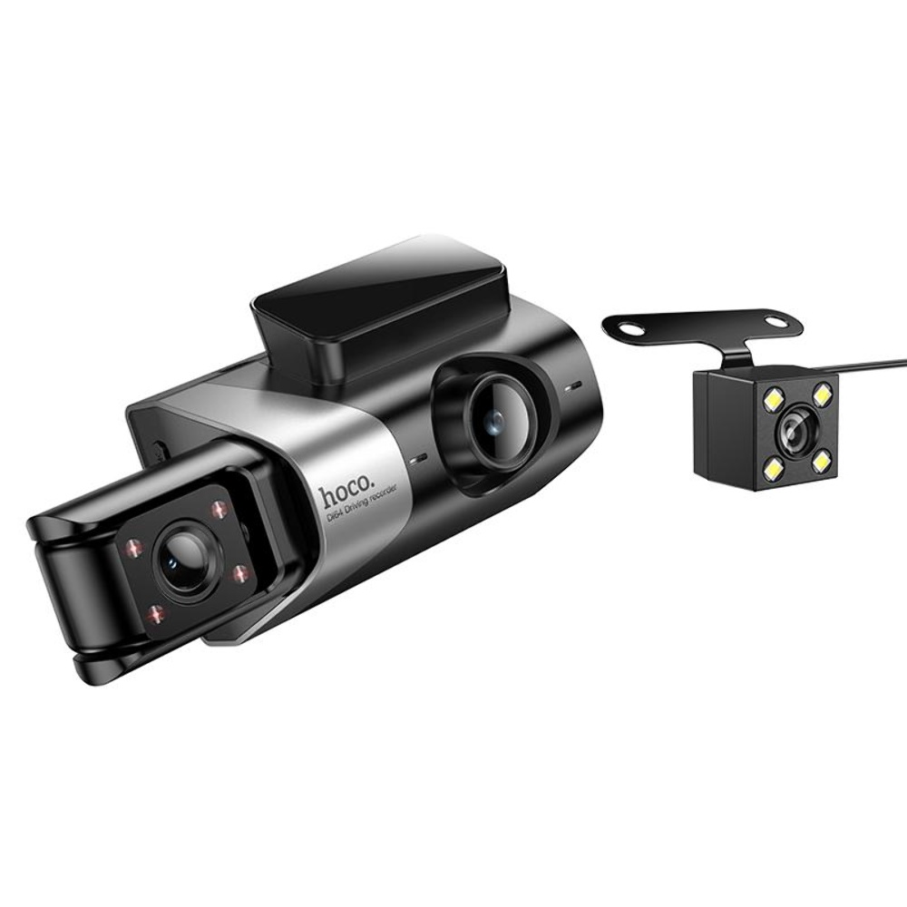 Відеорегістратор Hoco DI64 3 камери WiFi blac