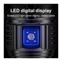 LED ліхтарик акумуляторний LF-S33, 6000 mAh, Type-C, Zoom, 5 режимів, Power Bank, black