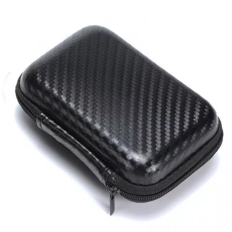 Mini Carbon Headphone Case