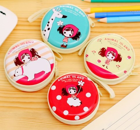 Earphones Metal Case Animal Island