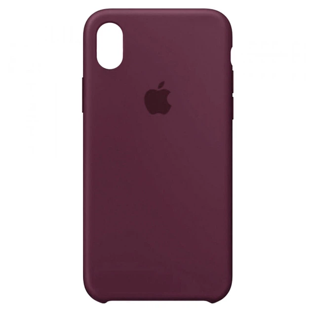 Soft Case iPhone X Bordeaux (36)