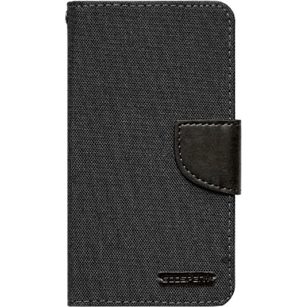 Universal Book Cover Goospery Canvas Diary 5.5" Black