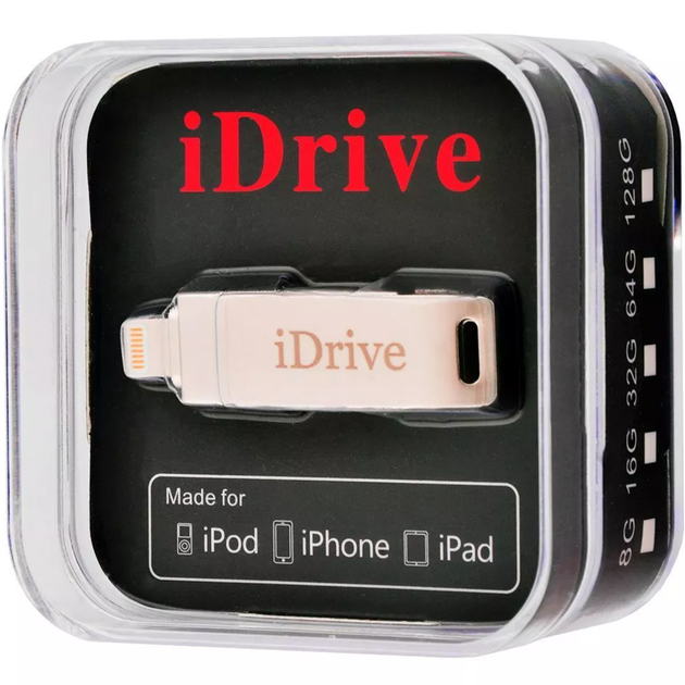 Flash drive for iPhone iDrive Metallic 128GB