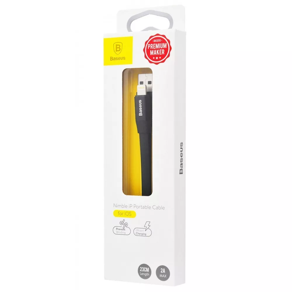 Кабель Baseus Nimble 2-1 Cable(Micro/Lightning) (0.23m) (black)