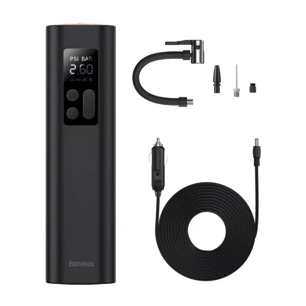 Автокомпресор Baseus Super Mini Inflator Pump Black