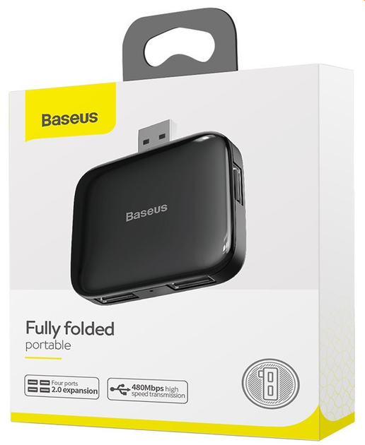 Baseus Fully Folded Portable 4-in-1 USB Hub