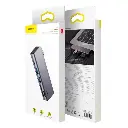 Adapter Baseus Harmonica 5 in 1 (CAHUB-KOG) HUB Adapter Grey