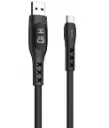 USB Cable Hoco S6 Sentinel MicroUSB Black 1m (with display)