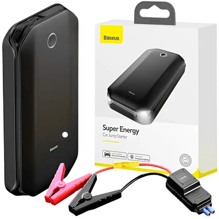Baseus Super Energy Car Jump Starter 8000mah Black (CRJS01-01) car starting device.