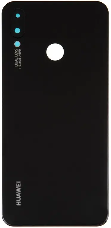 Заднє скло корпусу Huawei P Smart Plus (2018) чорне