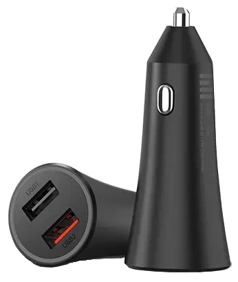 Xiaomi (OR) Car Charger (2 USB/37W) Black(CC06ZM/GDS4131CN)(Автомобільний зарядний пристрій)