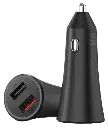 Xiaomi (OR) Car Charger (2 USB/37W) Black(CC06ZM/GDS4131CN)(Автомобільний зарядний пристрій)