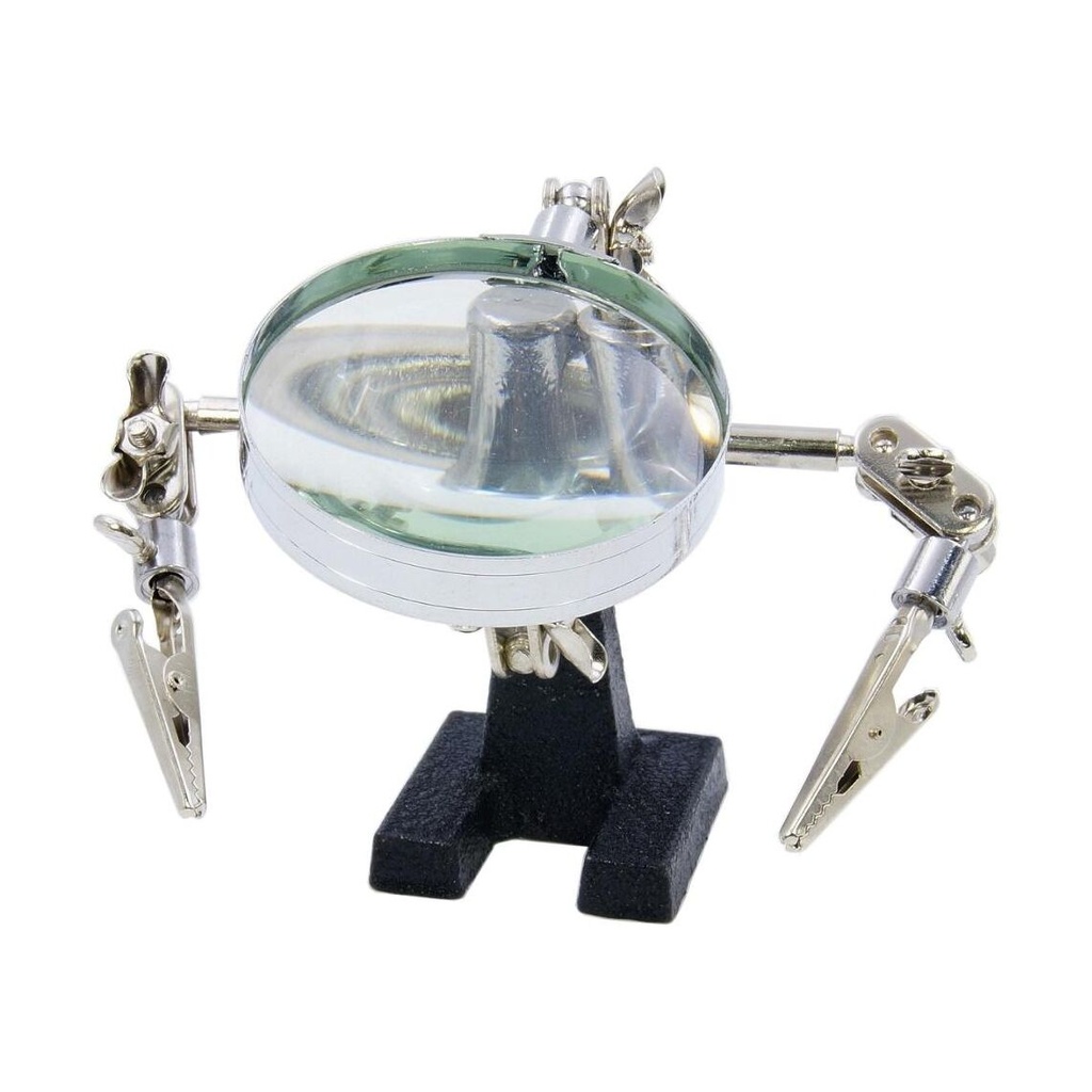 Board holder MG16126 with magnifying glass (d=65 mm, 3x)