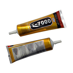 Silicone glue T-7000, black, 110ml, in a tube with a dispenser.