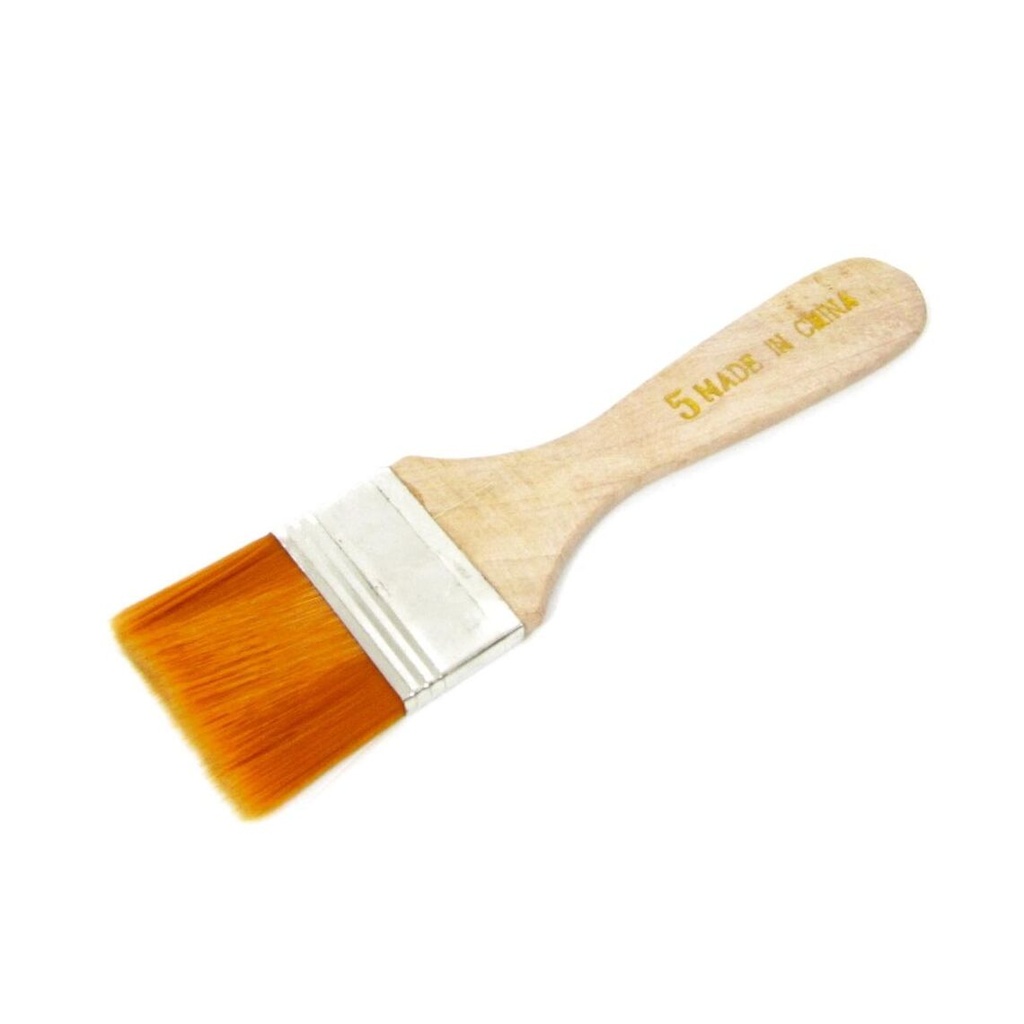 Antistatic brush AIDA 5 (handle 12 cm, bristles 3.5 x 2.5 cm)