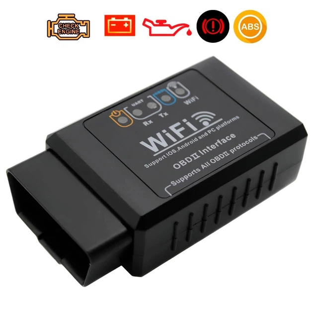 Car OBD2 ELM327 Wi-Fi Scanner Adapter