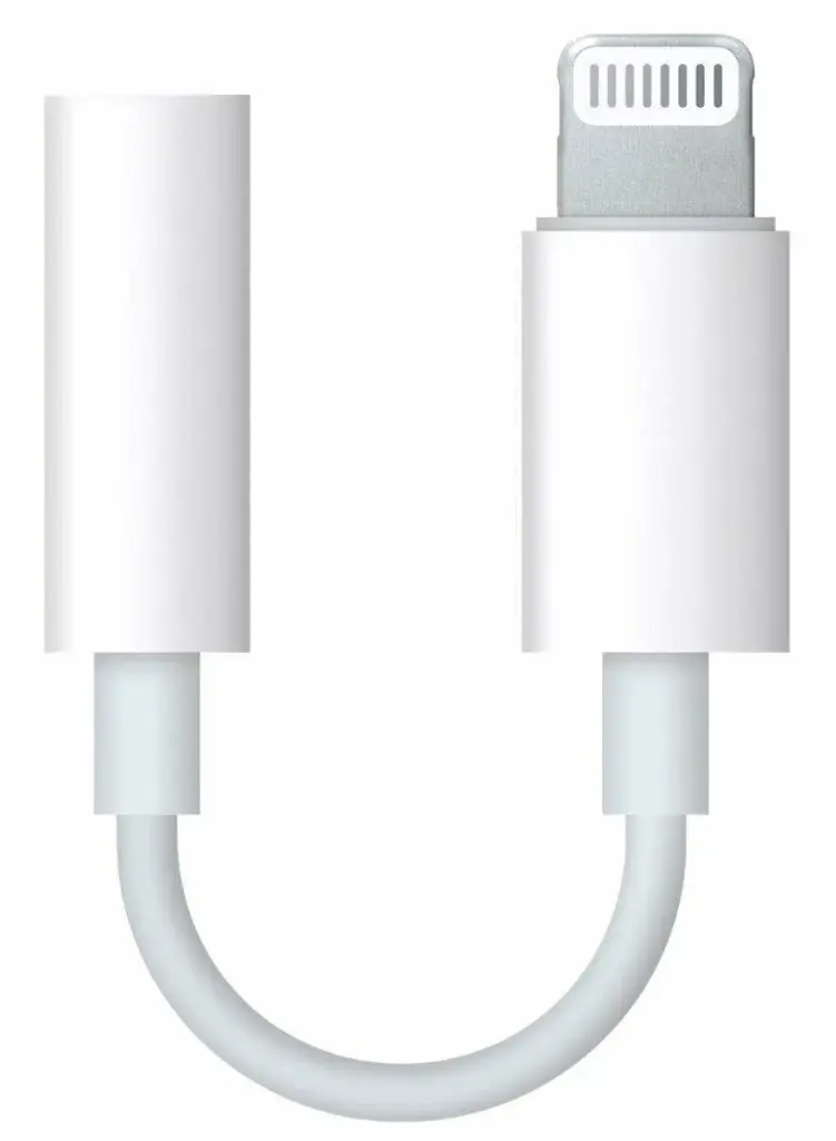 Adapter Apple Lightning -> 3.5mm White (Only Music)