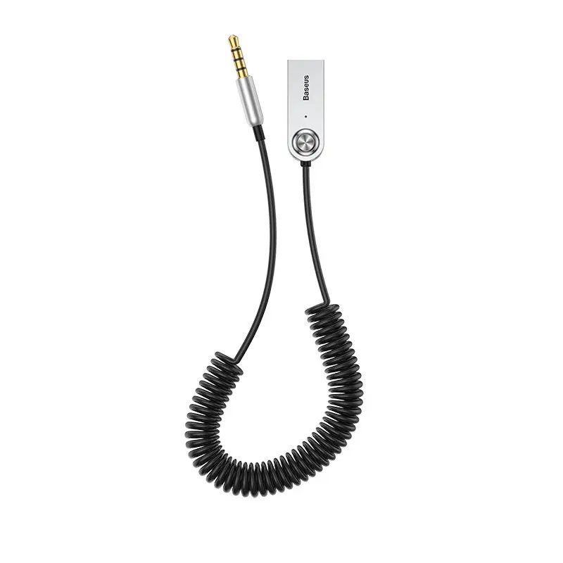 Bluetooth adapter with Baseus Baseus Bluetooth Audio Adapter Aux/USB WITH MIC (CABA01-01) Black