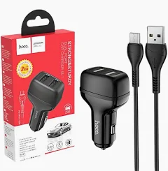 АЗУ Hoco Z36 Leader Micro (2USB) black