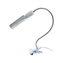 LED lamp on a flexible leg with a clamp AD-017 (12W, 220V, 60 LEDs)