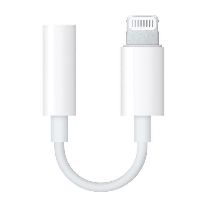AUDIO Lightning - Jack 3.5 adapter (white)
