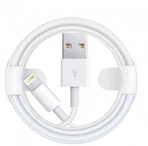 USB Cable Desing iPhone 7 USB - Lightning AAA technical pack. (white)