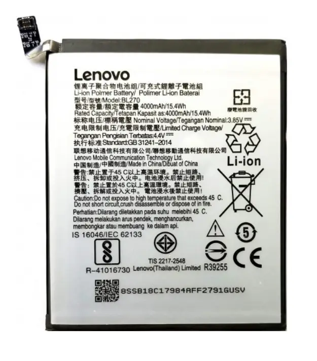 Battery Lenovo BL270 K6 Note