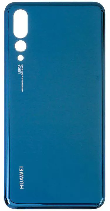 The back cover of Huawei P20 Pro is blue
