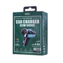 FM-трансмітер в авто REMAX RCC230 Kezhi Series Fast  (2USB. 4.8A) \ tarnish