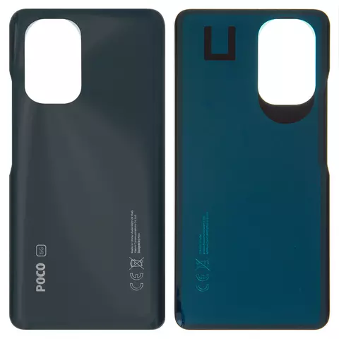 Xiaomi Poco F3 back cover, black, arctic night black