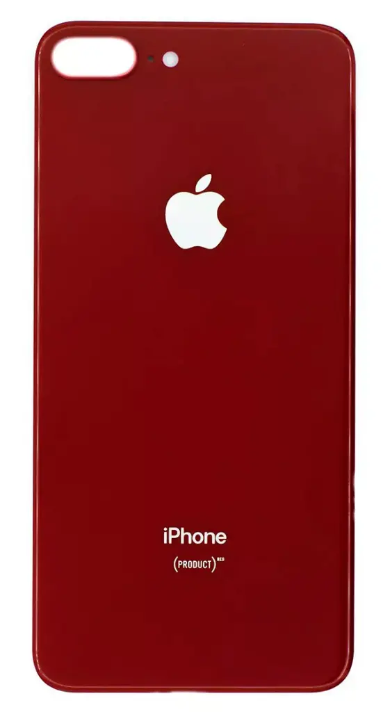 Back cover for iPhone 8 Plus, red, no need to remove the camera glass