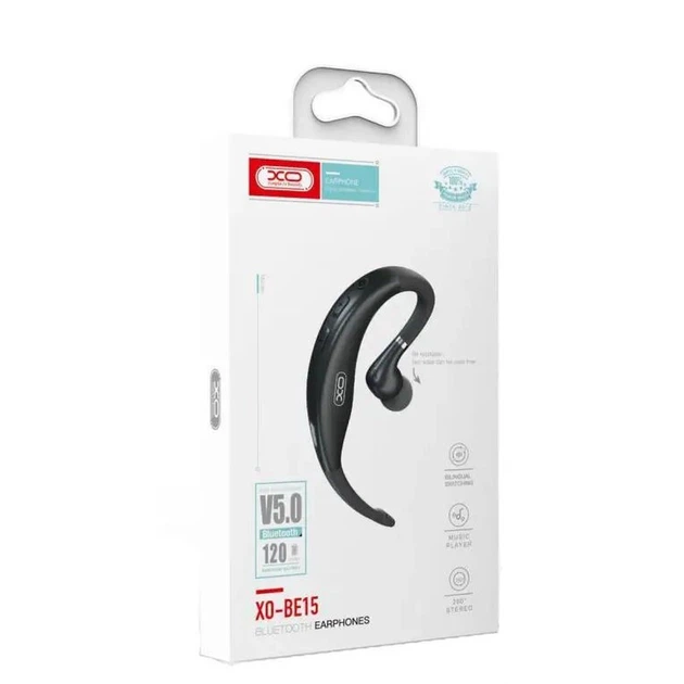 Bluetooth моно-гарнітура XO BE15 (25pc) (чорний)