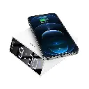 HOCO DCK1 clock with wireless charging / white