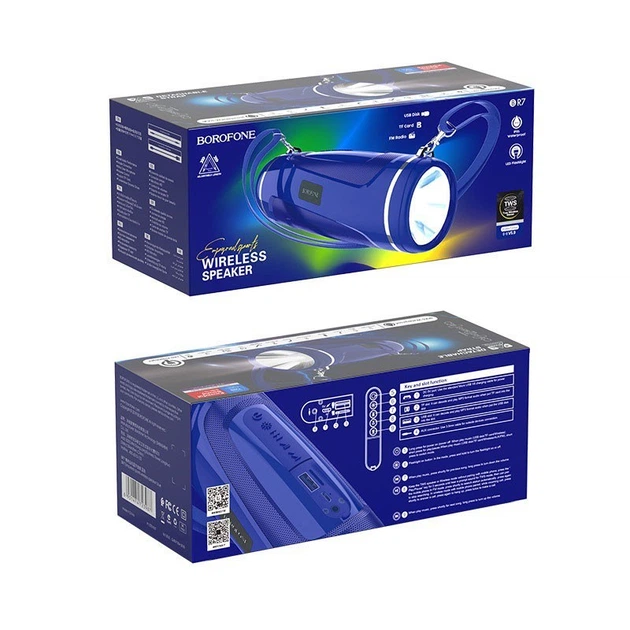 Wireless speaker Borofone BR7 blue