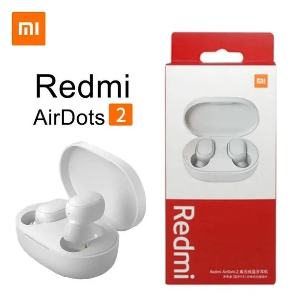 Xiaomi (OR) Stereo Bluetooth Headset Redmi AirDots 2 White (TWSEJ061LS/BHR5230CN)(China)(Стерео блутуз гарнітура)