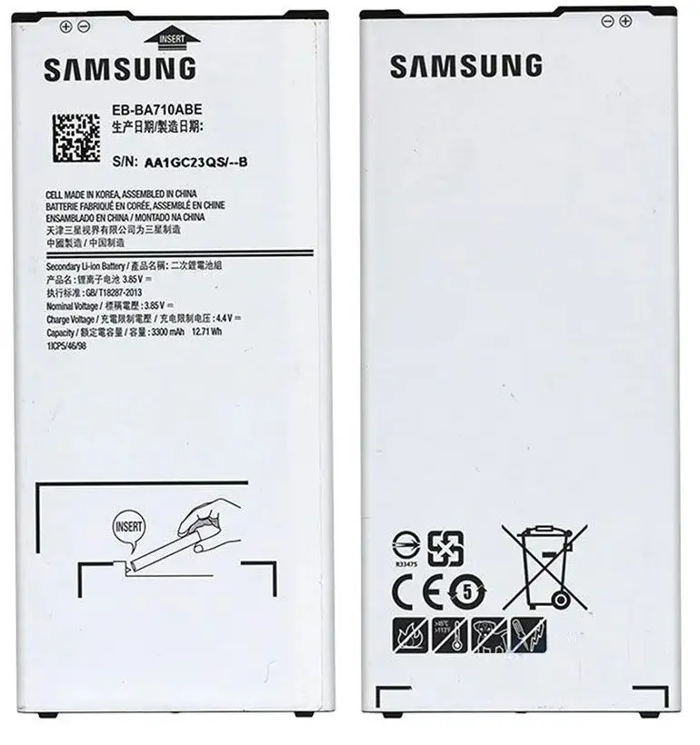 Акумулятор Samsung A710 Galaxy A7 2016 EB-BA710ABE