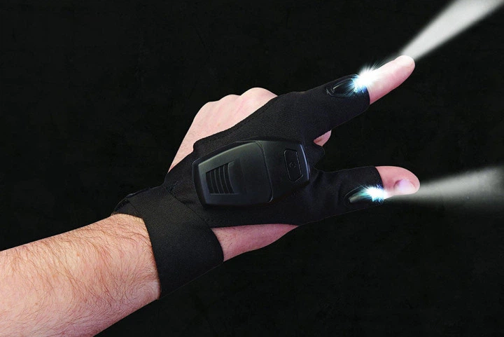 Gloves with illumination Atomic Beam Glove (hand-free light)