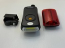 Bicycle light Bailong BL-908 (front and rear) Black (3607)