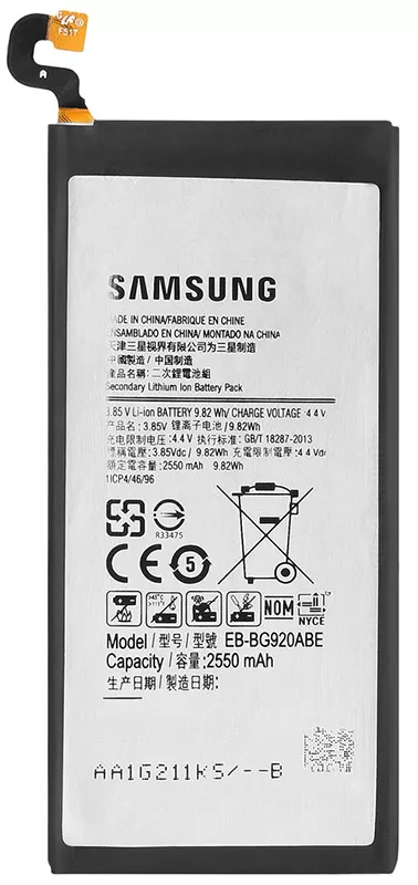 АКБ Samsung EB-BG920ABE G920 Galaxy S6 Duos