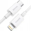 Кабель Baseus Type-C to Lightning PD 20W 0.25m CATLYS (Білій, 02)