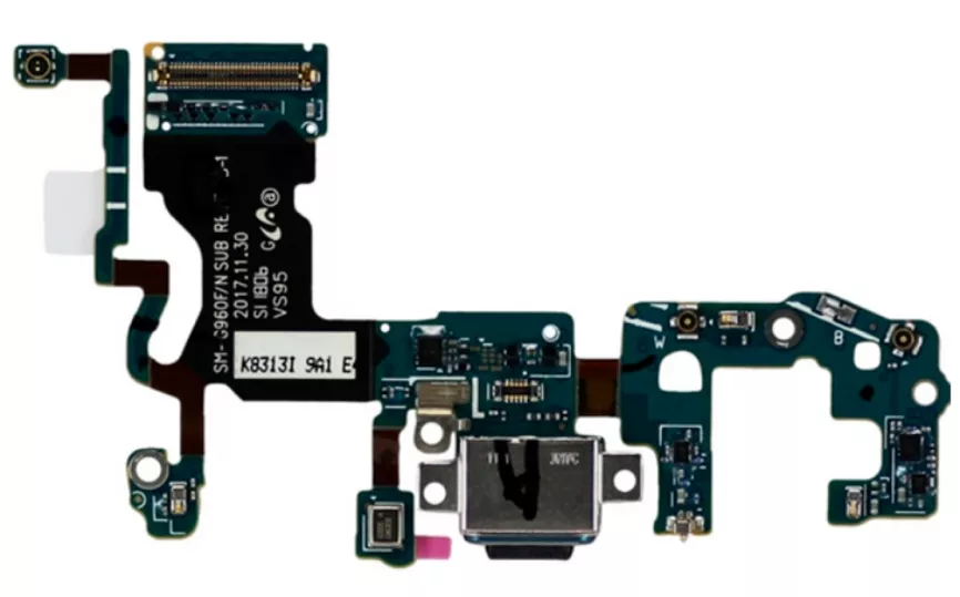 Шлейф Samsung G960 Galaxy S9, з роз'ємом зарядки, мікрофоном, 